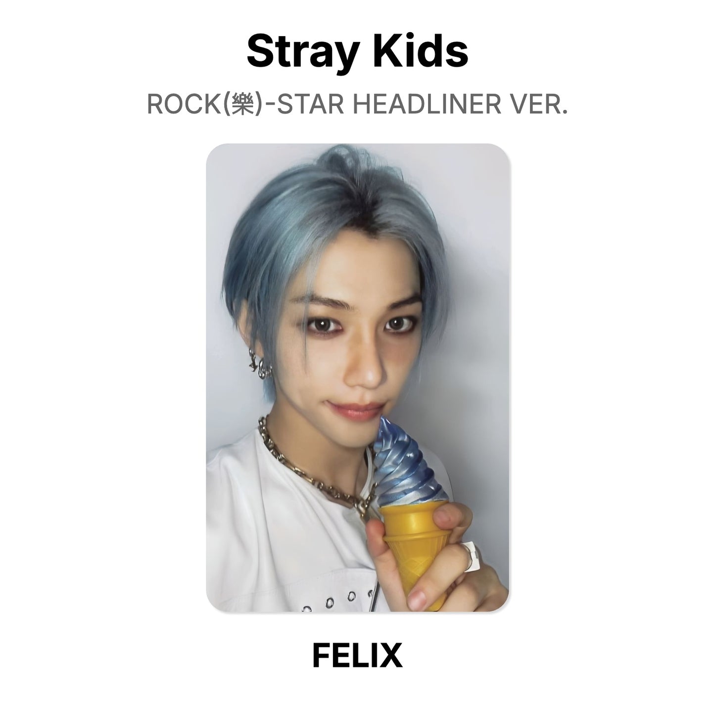 Stray Kids ROCK(樂)-STAR HEADLINER VER. Offizielle Photocard