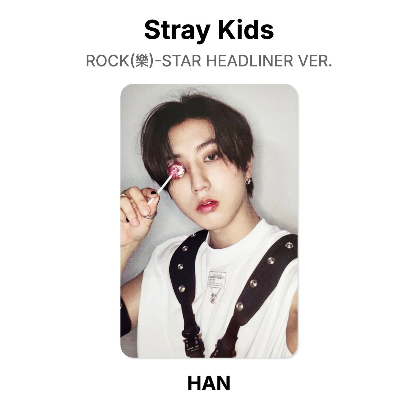 Stray Kids ROCK(樂)-STAR HEADLINER VER. Offizielle Photocard