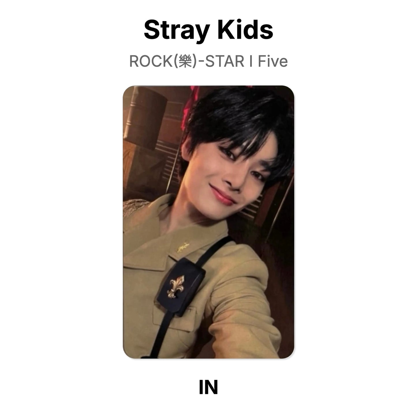 Stray Kids ROCK(樂)-STAR I Five Offizielle Photocard