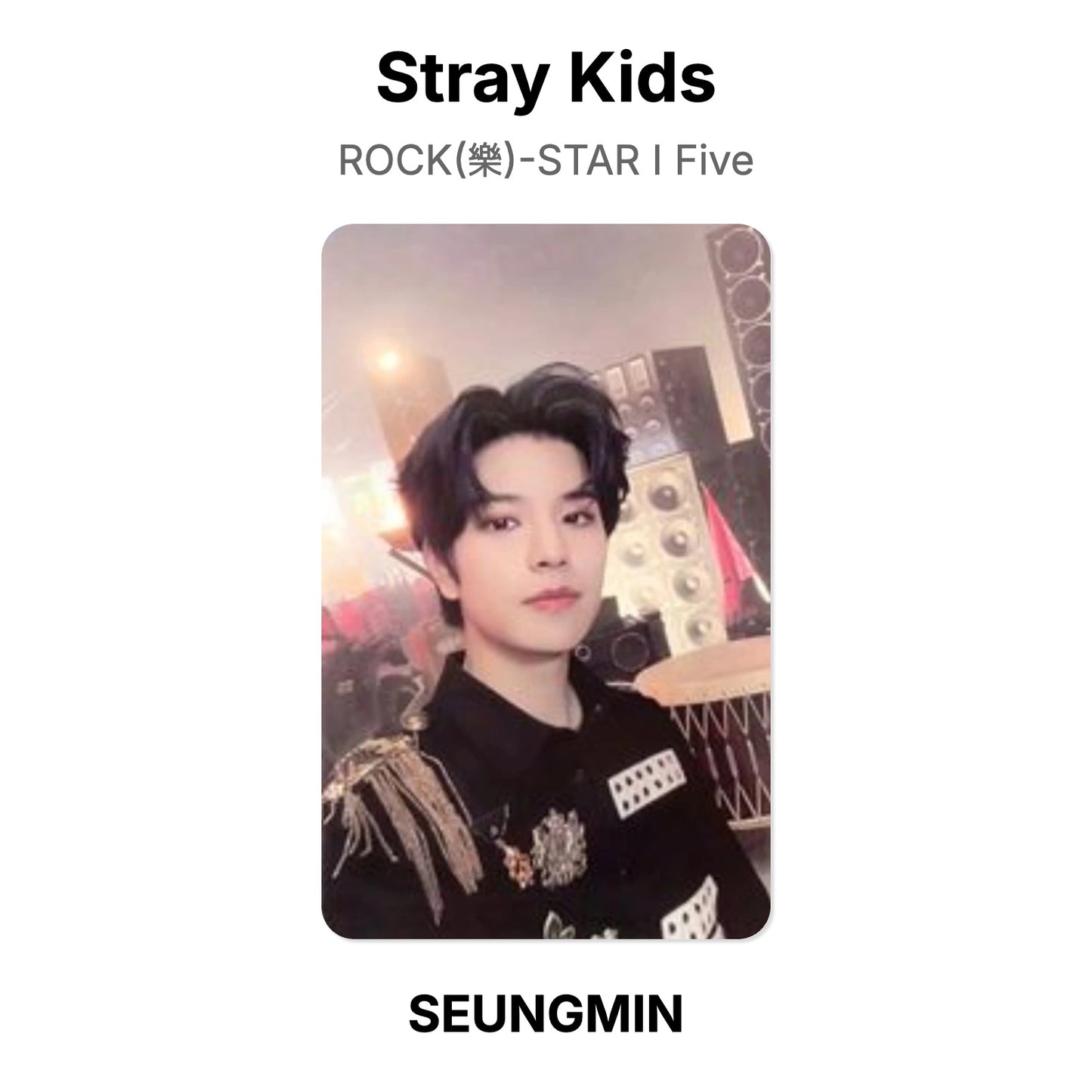 Stray Kids ROCK(樂)-STAR I Five Offizielle Photocard