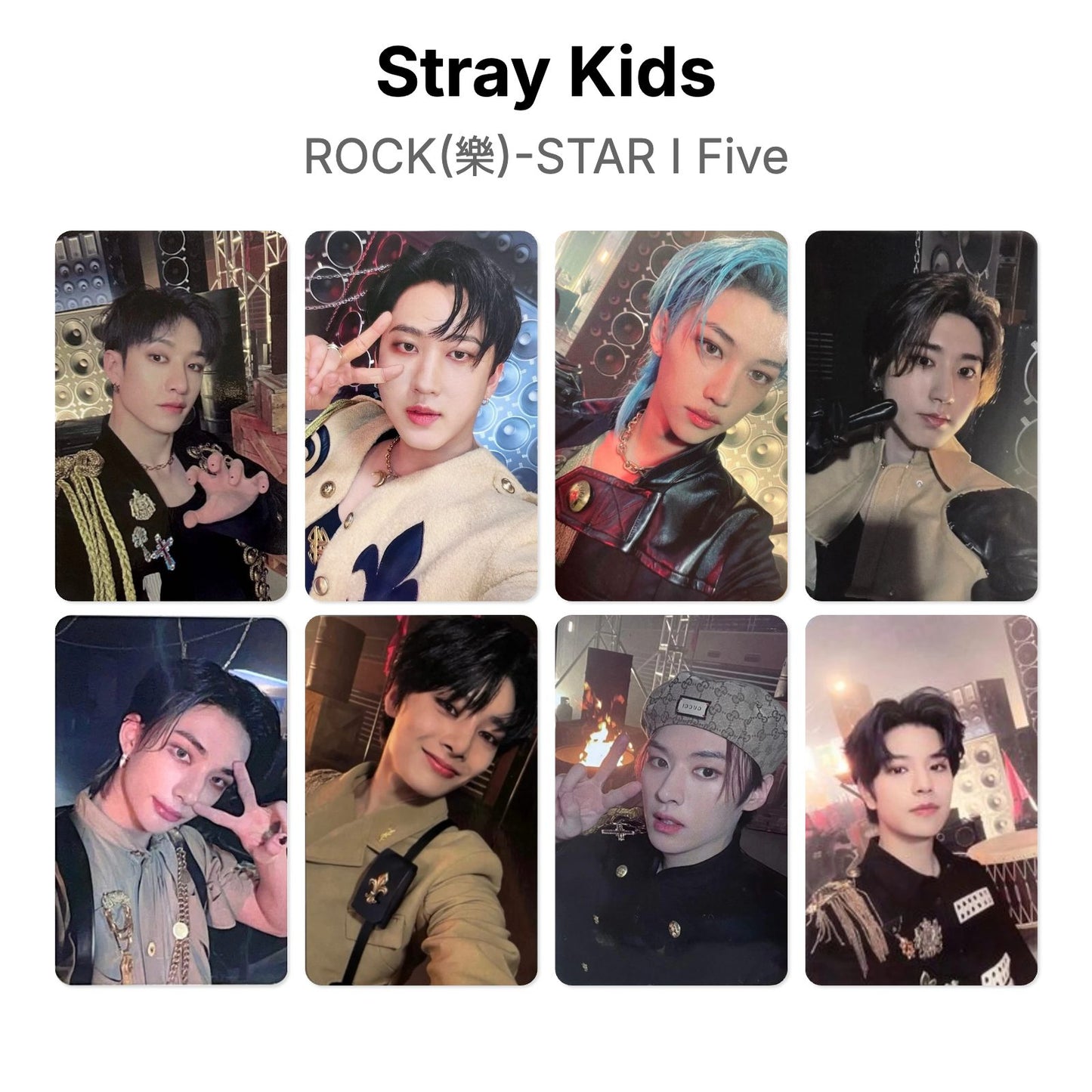 Stray Kids ROCK(樂)-STAR I Five Offizielle Photocard