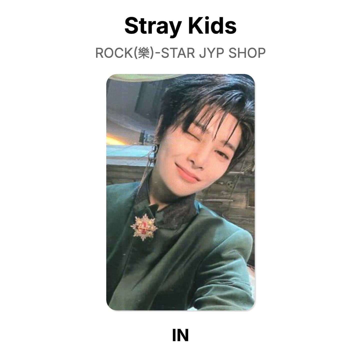 Stray Kids ROCK(樂)-STAR JYP SHOP photocard officielle