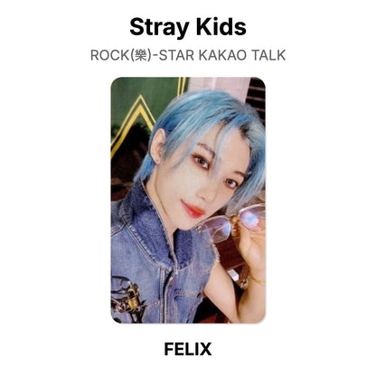 Stray Kids ROCK(樂)-STAR KAKAO TALK โฟโต้การ์ดของแท้