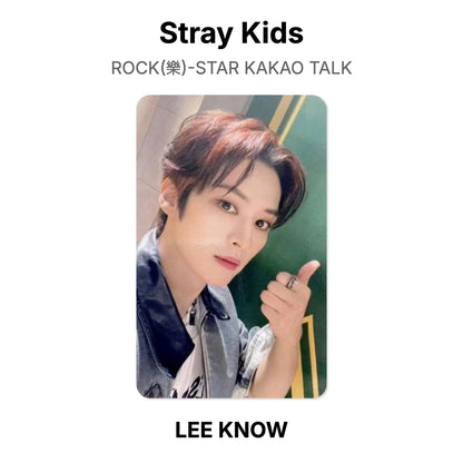 Stray Kids ROCK(樂)-STAR KAKAO TALK โฟโต้การ์ดของแท้