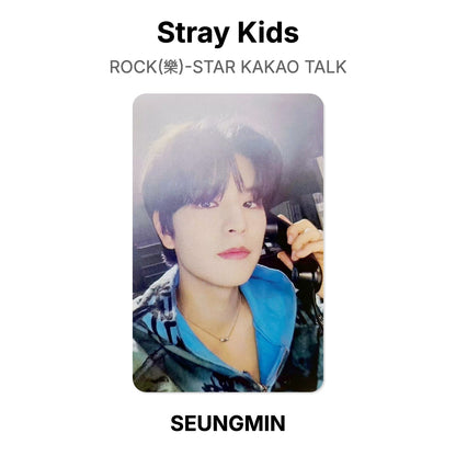 Stray Kids ROCK(樂)-STAR KAKAO TALK โฟโต้การ์ดของแท้