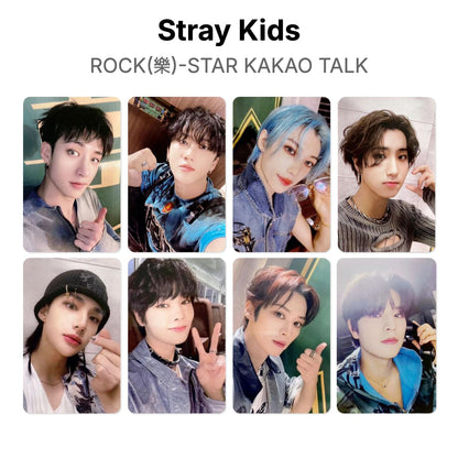 Stray Kids ROCK(樂)-STAR KAKAO TALK โฟโต้การ์ดของแท้