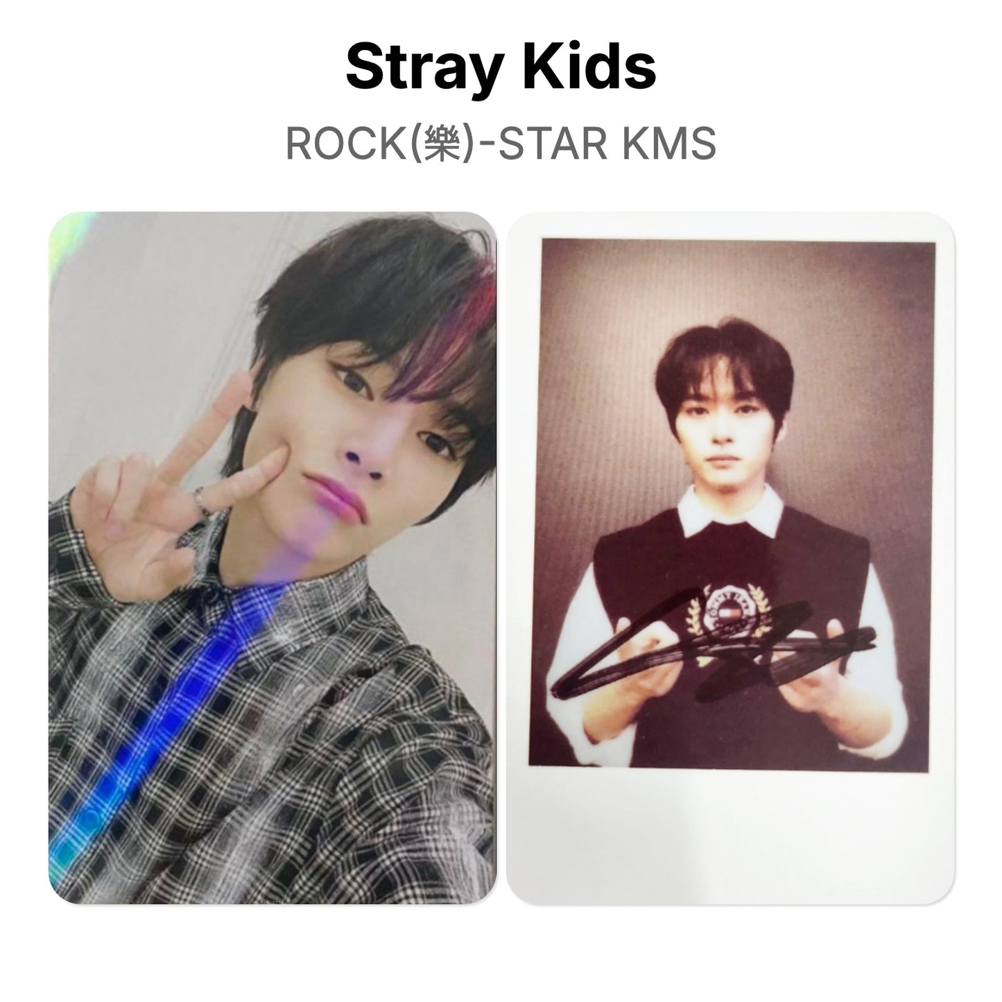 Stray Kids ROCK(樂)-STAR KMS Official Photocard