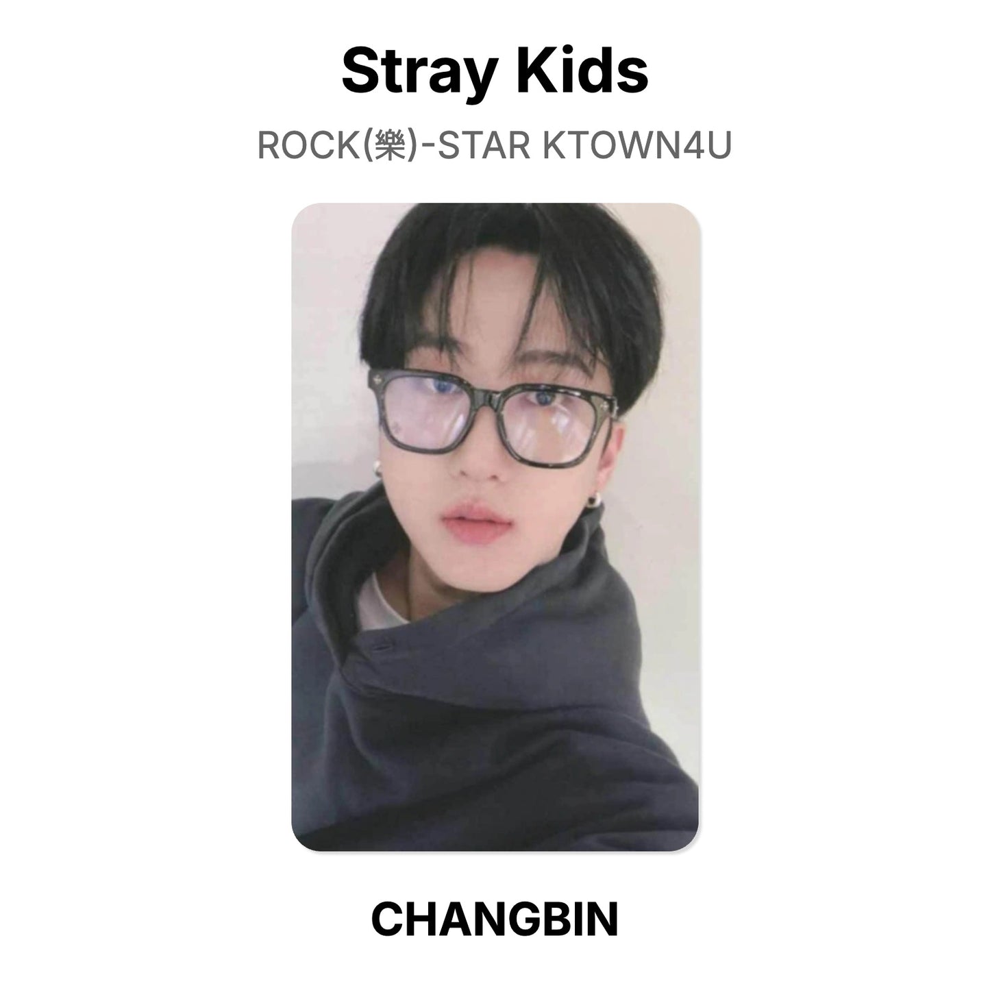Stray Kids ROCK(樂)-STAR KTOWN4U photocard chính hãng