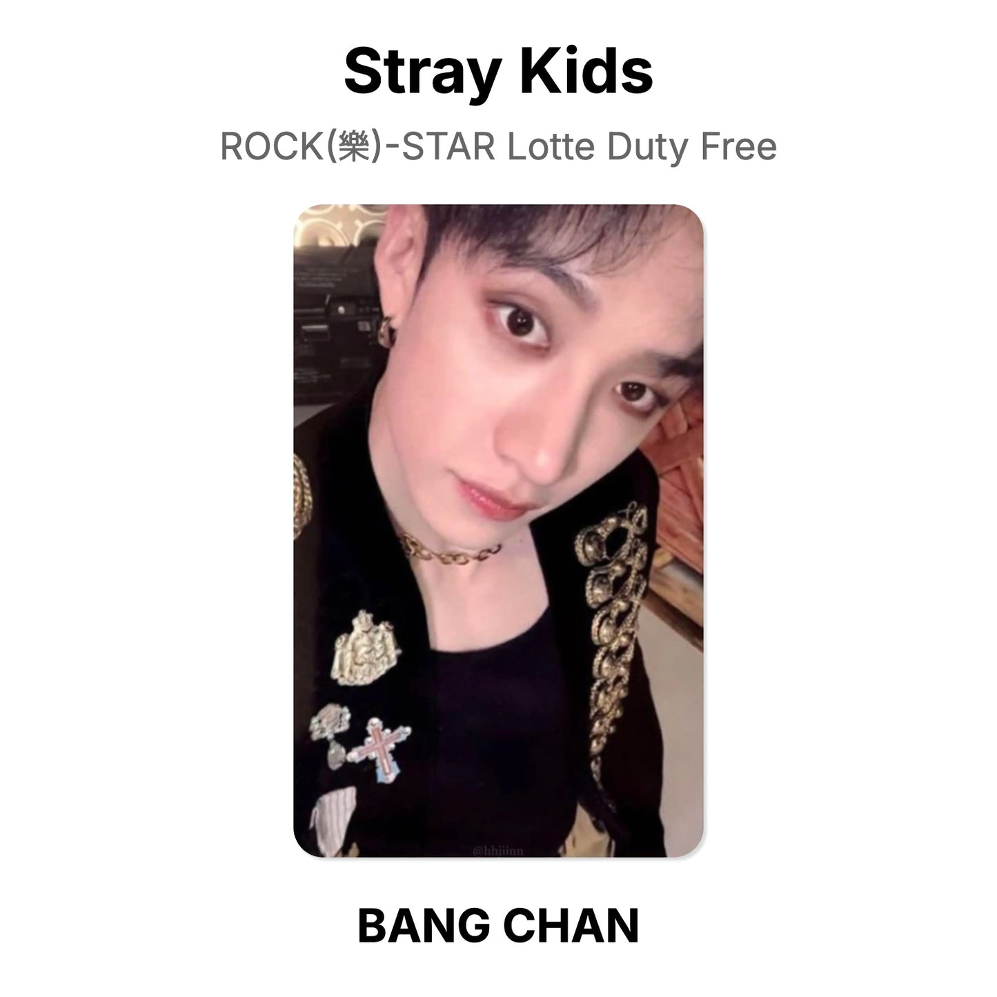 Stray Kids ROCK(樂)-STAR Lotte Duty Free photocard oficial