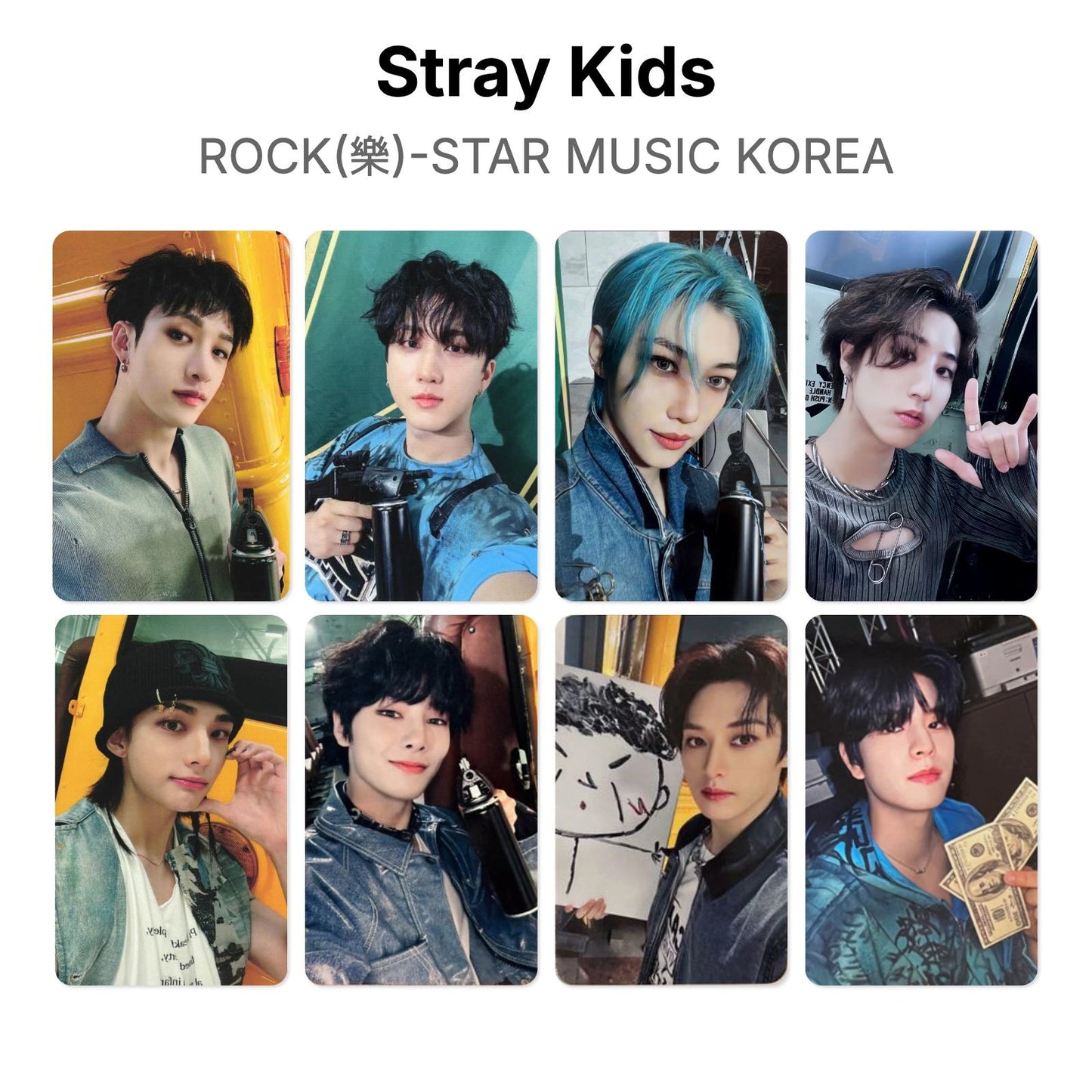 Stray Kids ROCK(樂)-STAR MUSIC KOREA Official Photocard
