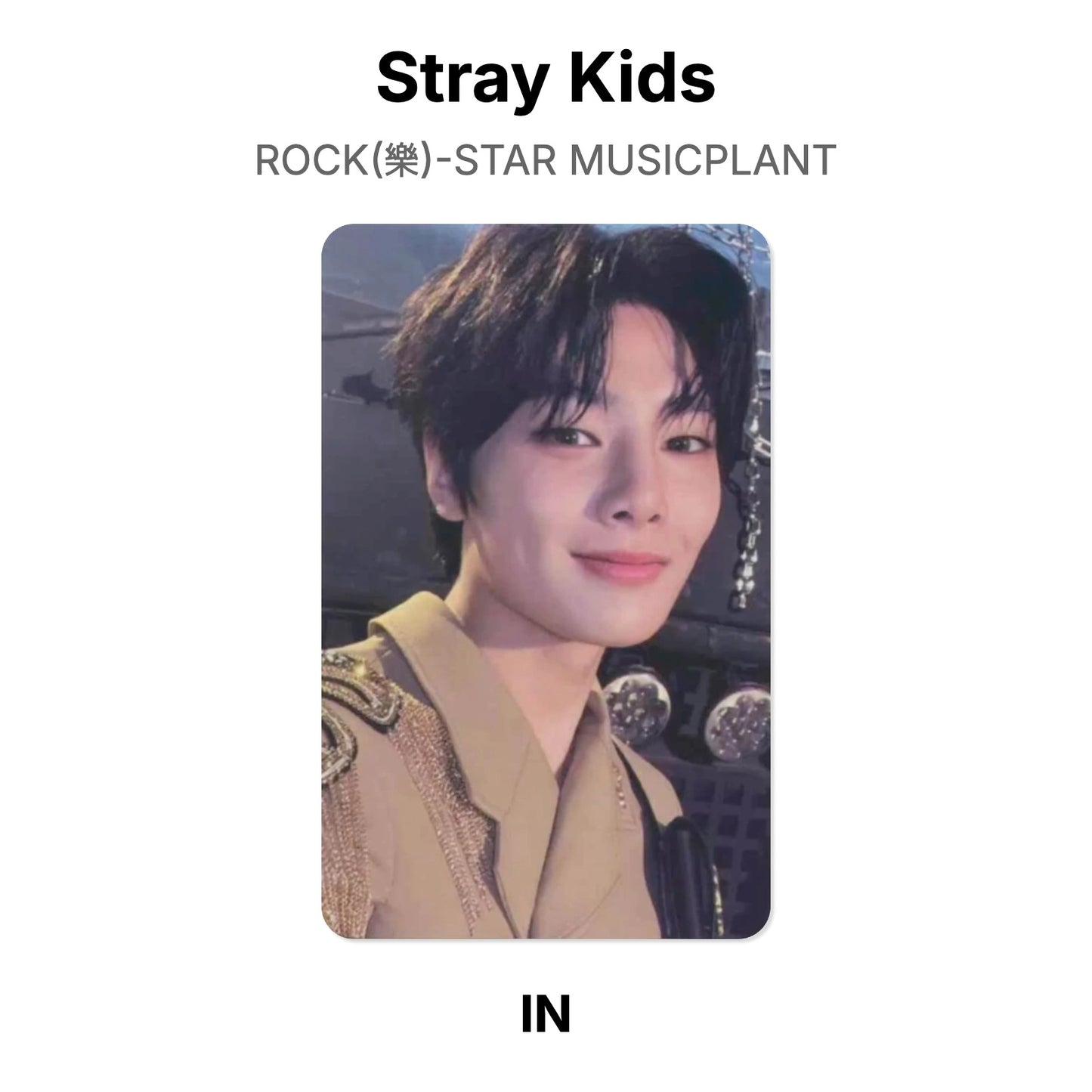 Stray Kids ROCK(樂)-STAR MUSICPLANT Official Photocard