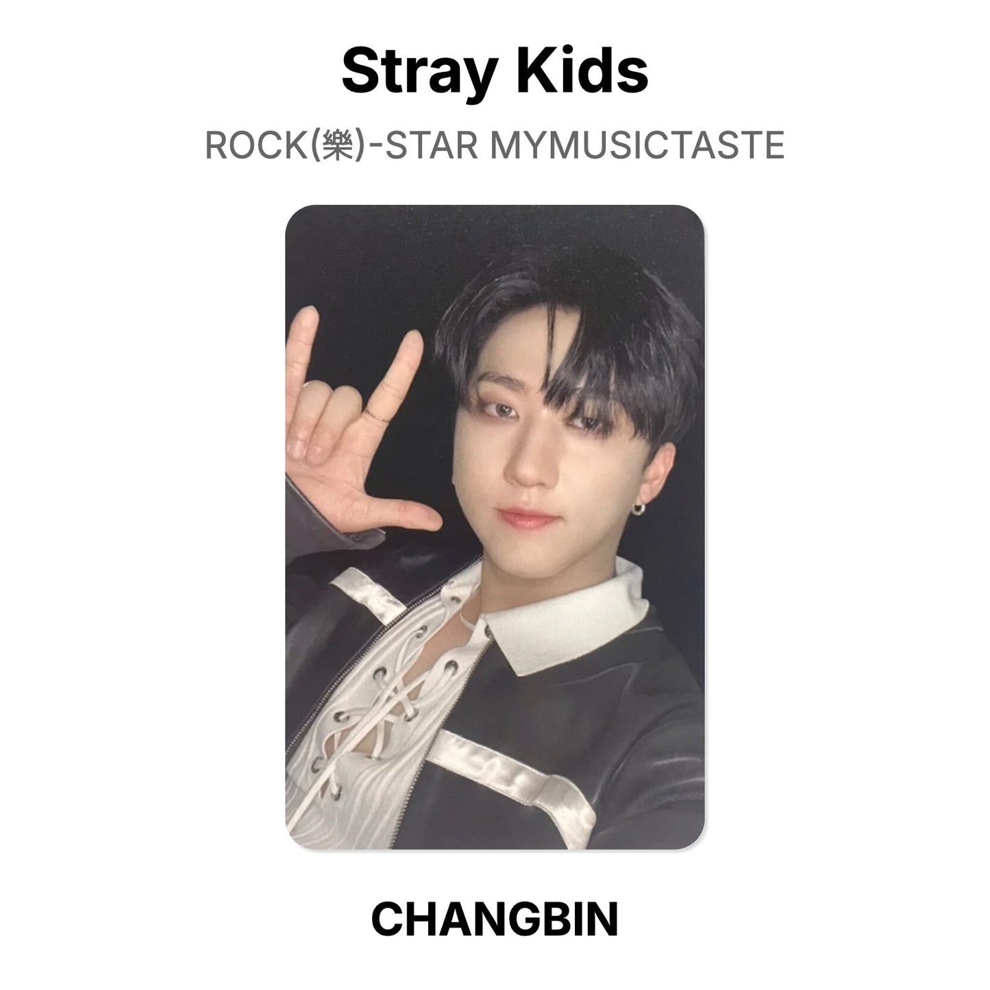 Stray Kids ROCK(樂)-STAR MYMUSICTASTE photocard oficial