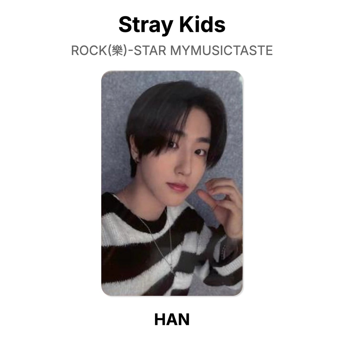 Stray Kids ROCK(樂)-STAR MYMUSICTASTE photocard oficial