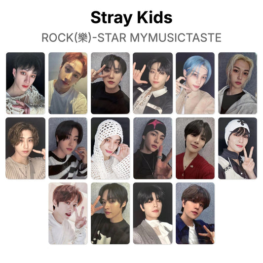 Stray Kids ROCK(樂)-STAR MYMUSICTASTE Official Photocard