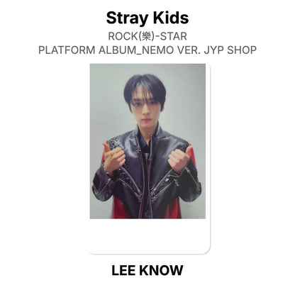 Stray Kids ROCK(樂)-STAR PLATFORM ALBUM_NEMO VER. JYP SHOP photocard officielle