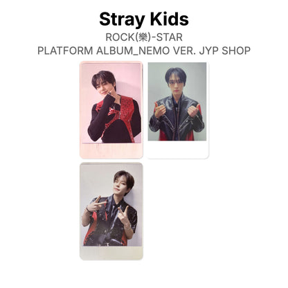Stray Kids ROCK(樂)-STAR PLATFORM ALBUM_NEMO VER. JYP SHOP photocard officielle