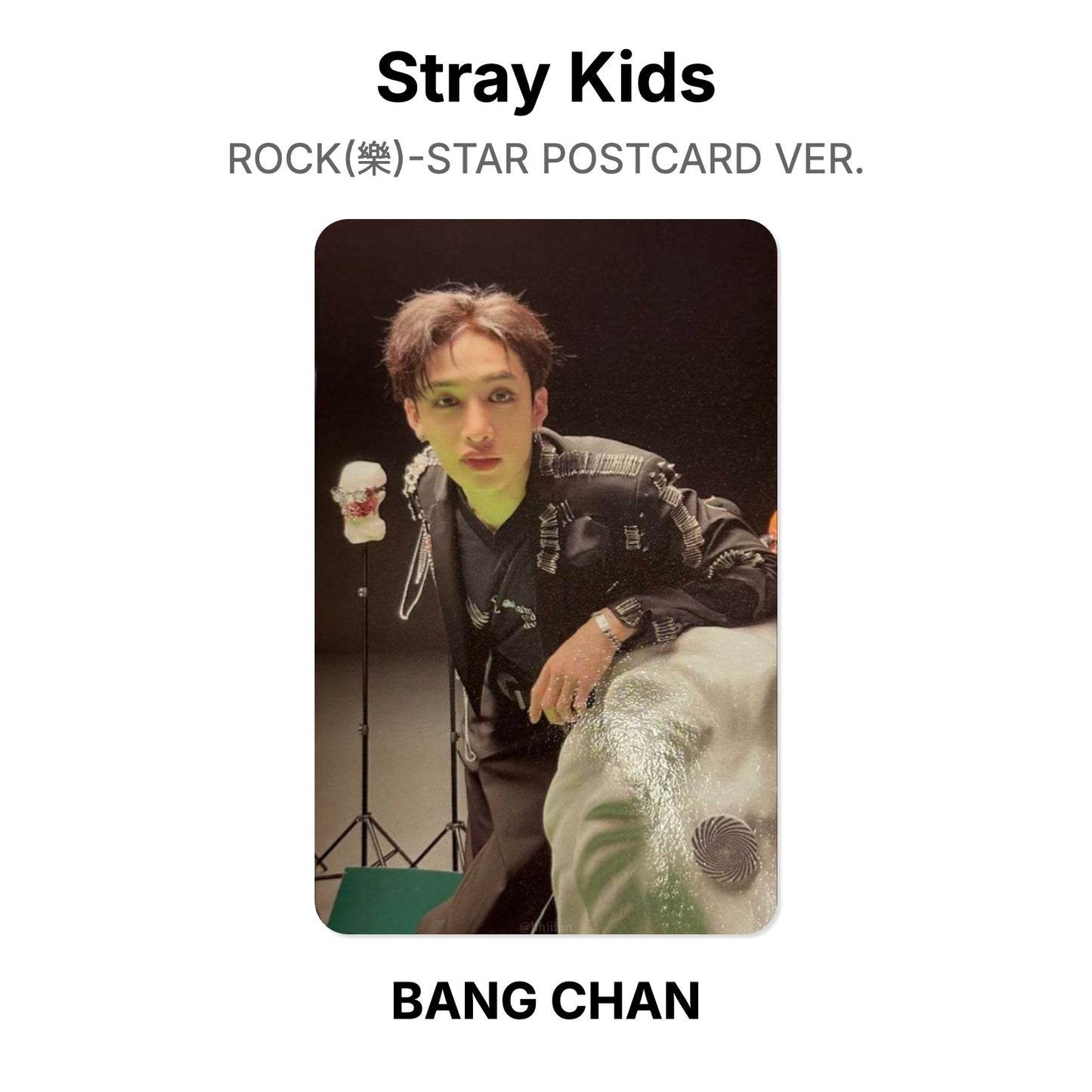 Stray Kids ROCK(樂)-STAR POSTCARD VER. Offizielle Photocard