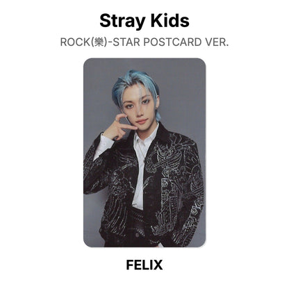 Stray Kids ROCK(樂)-STAR POSTCARD VER. Offizielle Photocard
