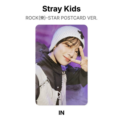 Stray Kids ROCK(樂)-STAR POSTCARD VER. Offizielle Photocard