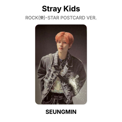 Stray Kids ROCK(樂)-STAR POSTCARD VER. Offizielle Photocard