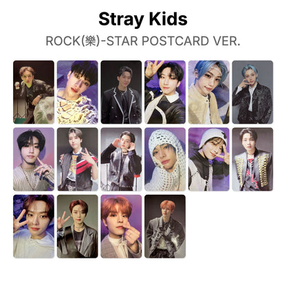 Stray Kids ROCK(樂)-STAR POSTCARD VER. Offizielle Photocard