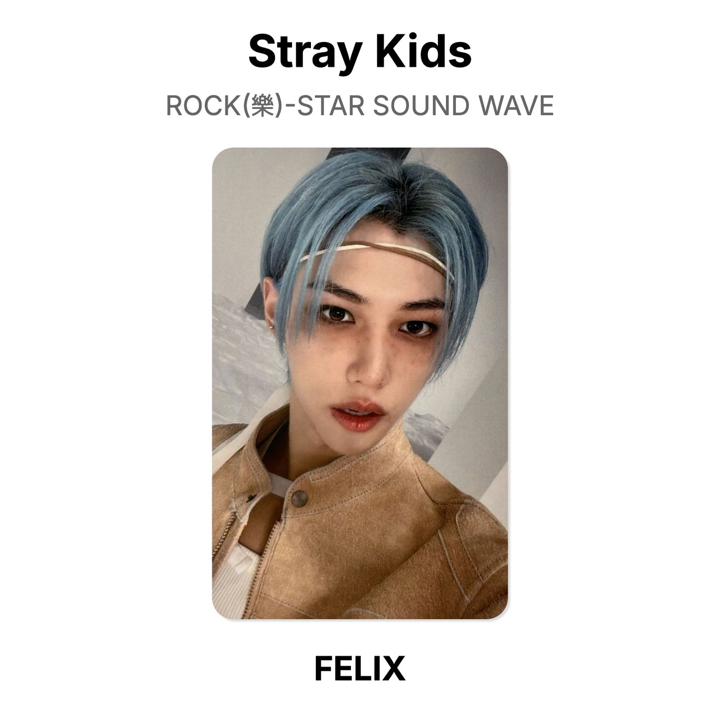 Stray Kids ROCK(樂)-STAR SOUND WAVE Official Photocard