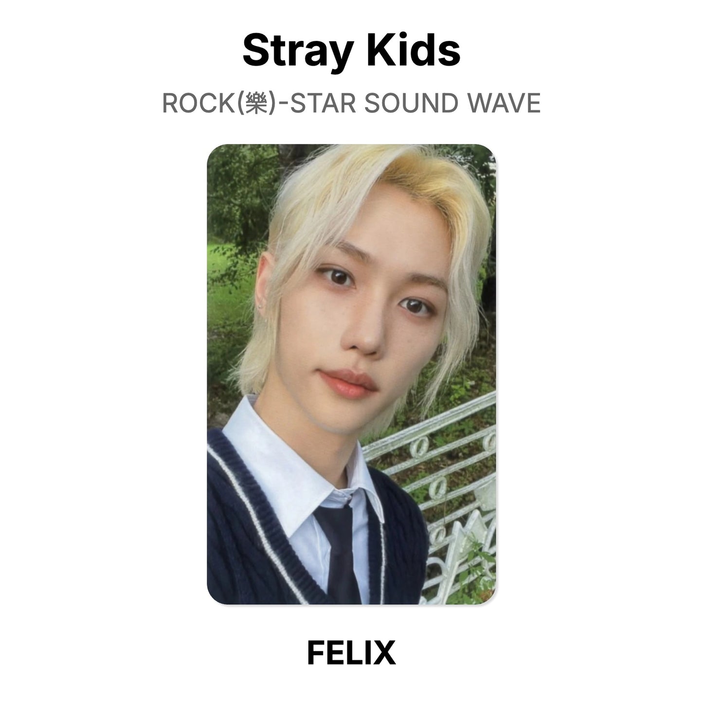 Stray Kids ROCK(樂)-STAR SOUND WAVE Official Photocard