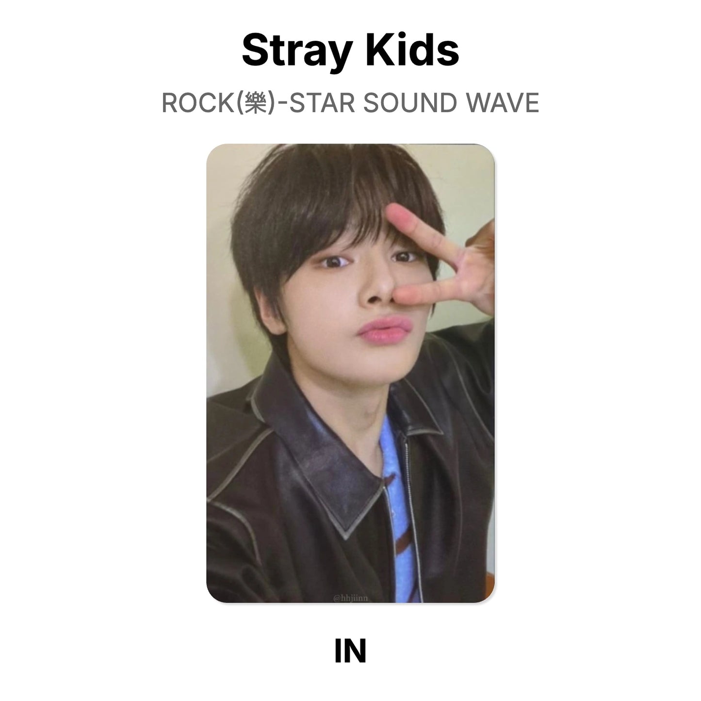 Stray Kids ROCK(樂)-STAR SOUND WAVE Official Photocard