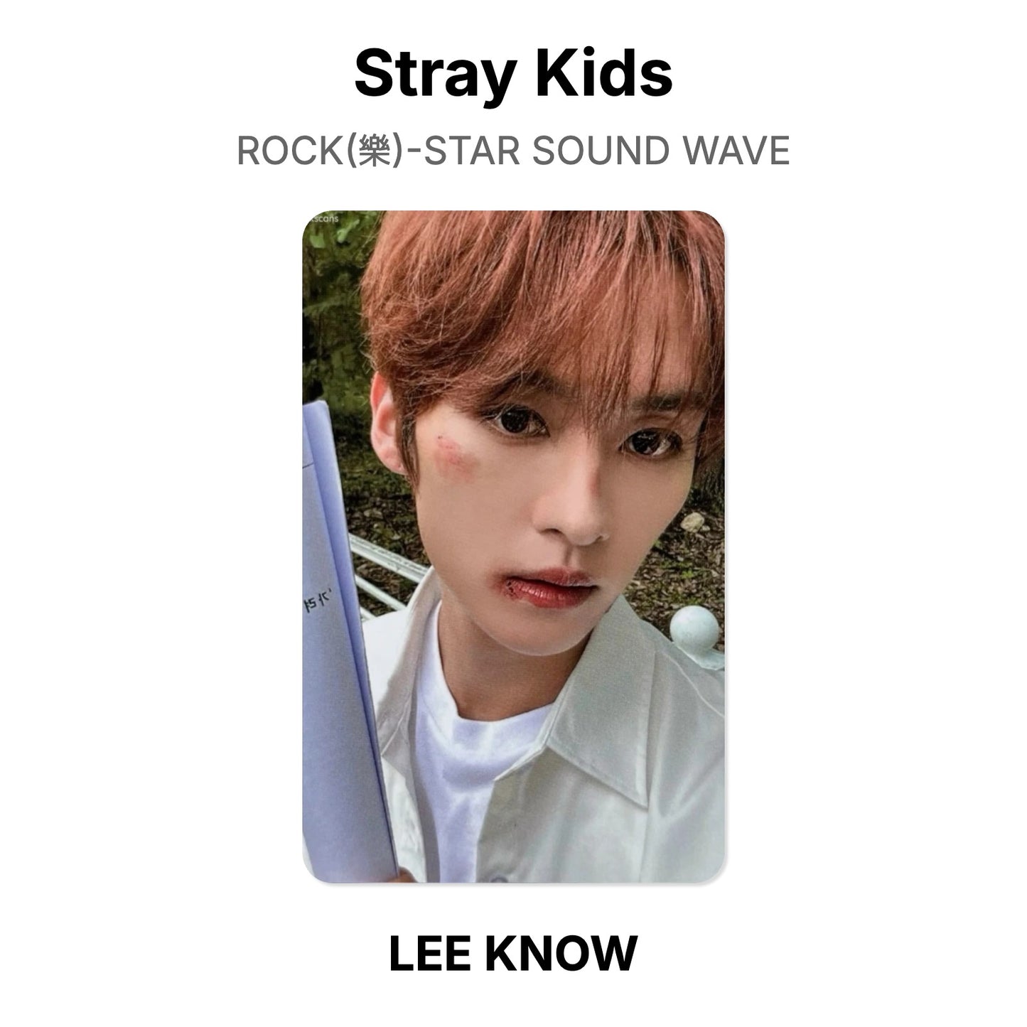 Stray Kids ROCK(樂)-STAR SOUND WAVE Official Photocard
