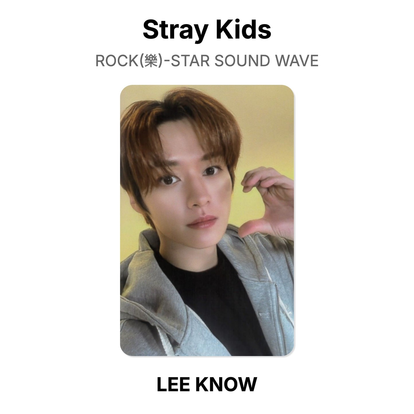 Stray Kids ROCK(樂)-STAR SOUND WAVE Official Photocard