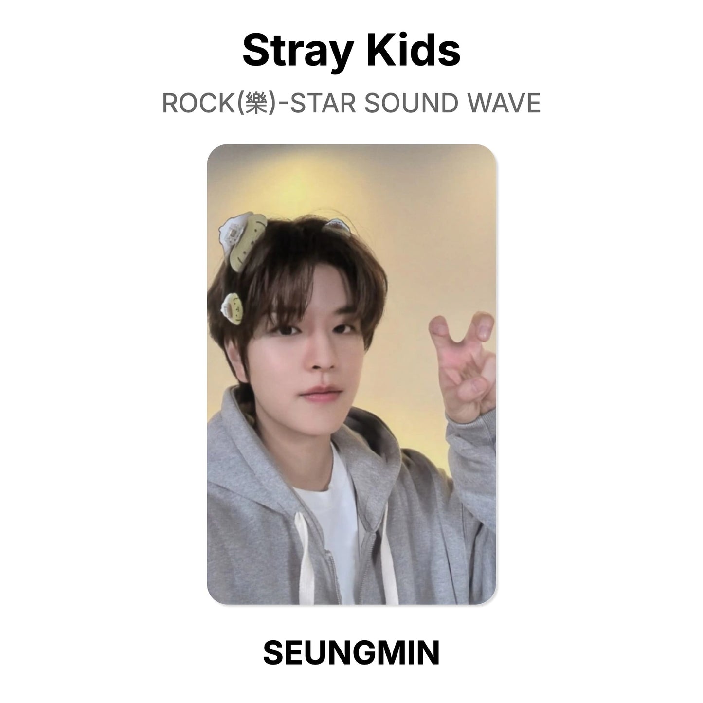 Stray Kids ROCK(樂)-STAR SOUND WAVE Official Photocard