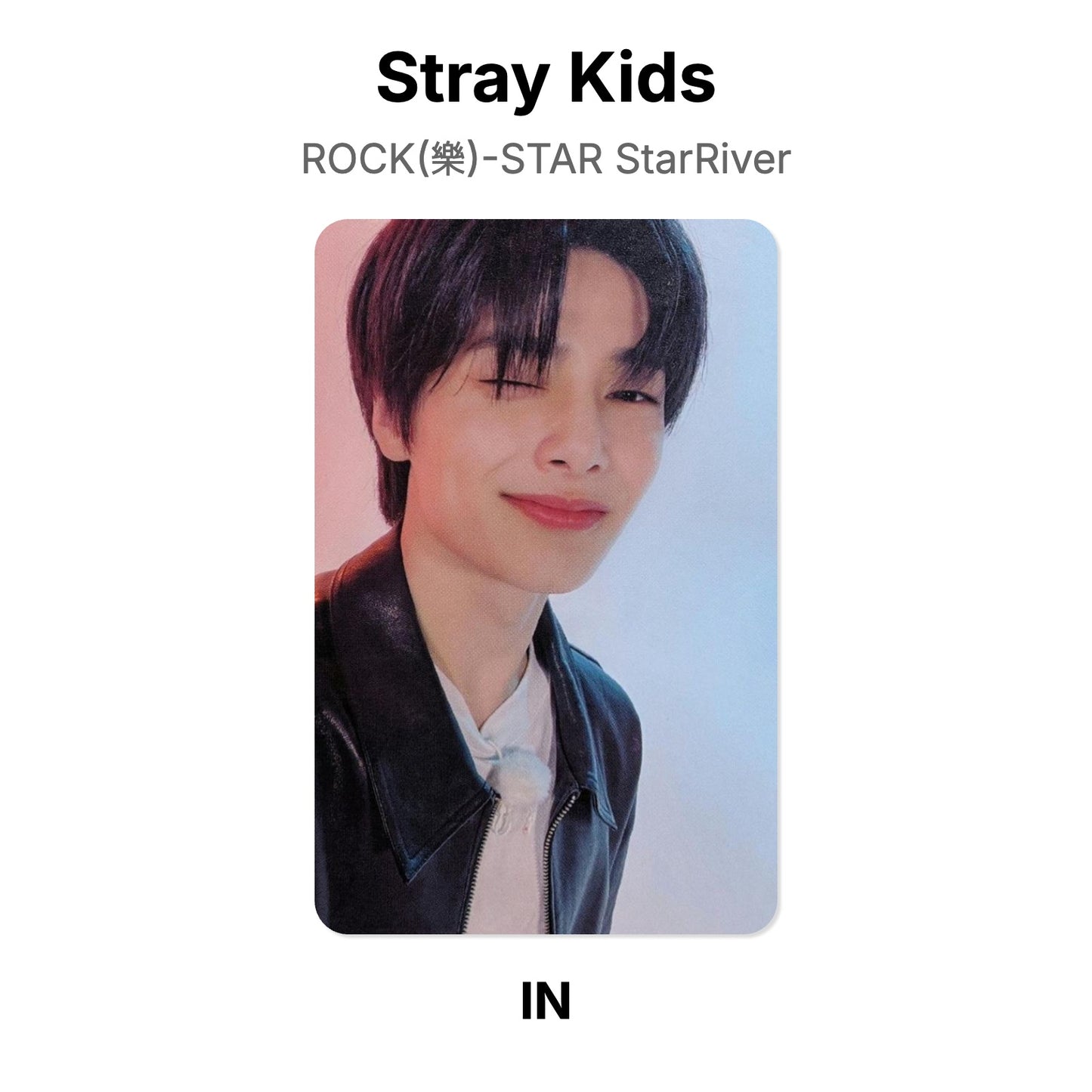 Stray Kids ROCK(樂)-STAR StarRiver Official Photocard