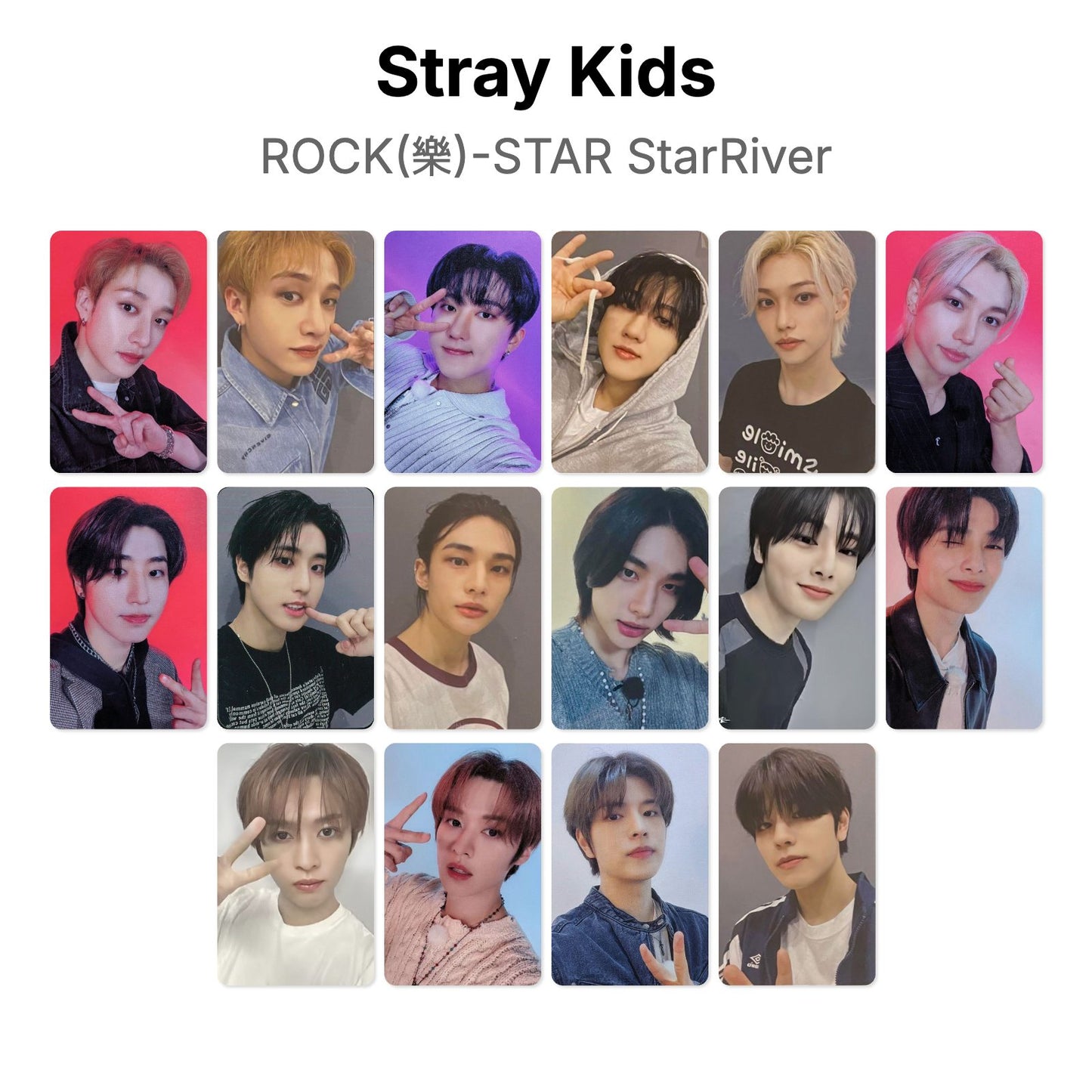 Stray Kids ROCK(樂)-STAR StarRiver Official Photocard
