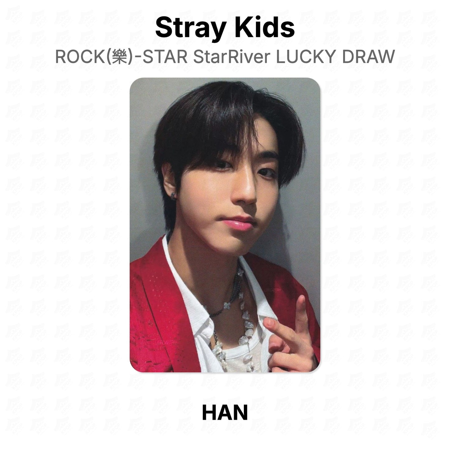 Stray Kids ROCK(樂)-STAR StarRiver LUCKY DRAW Official Photocard