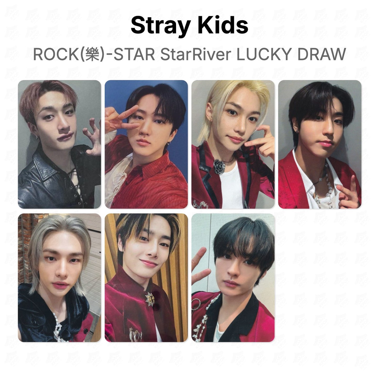 Stray Kids ROCK(樂)-STAR StarRiver LUCKY DRAW Official Photocard