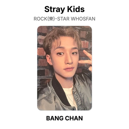 Stray Kids ROCK(樂)-STAR WHOSFAN virallinen Photocard