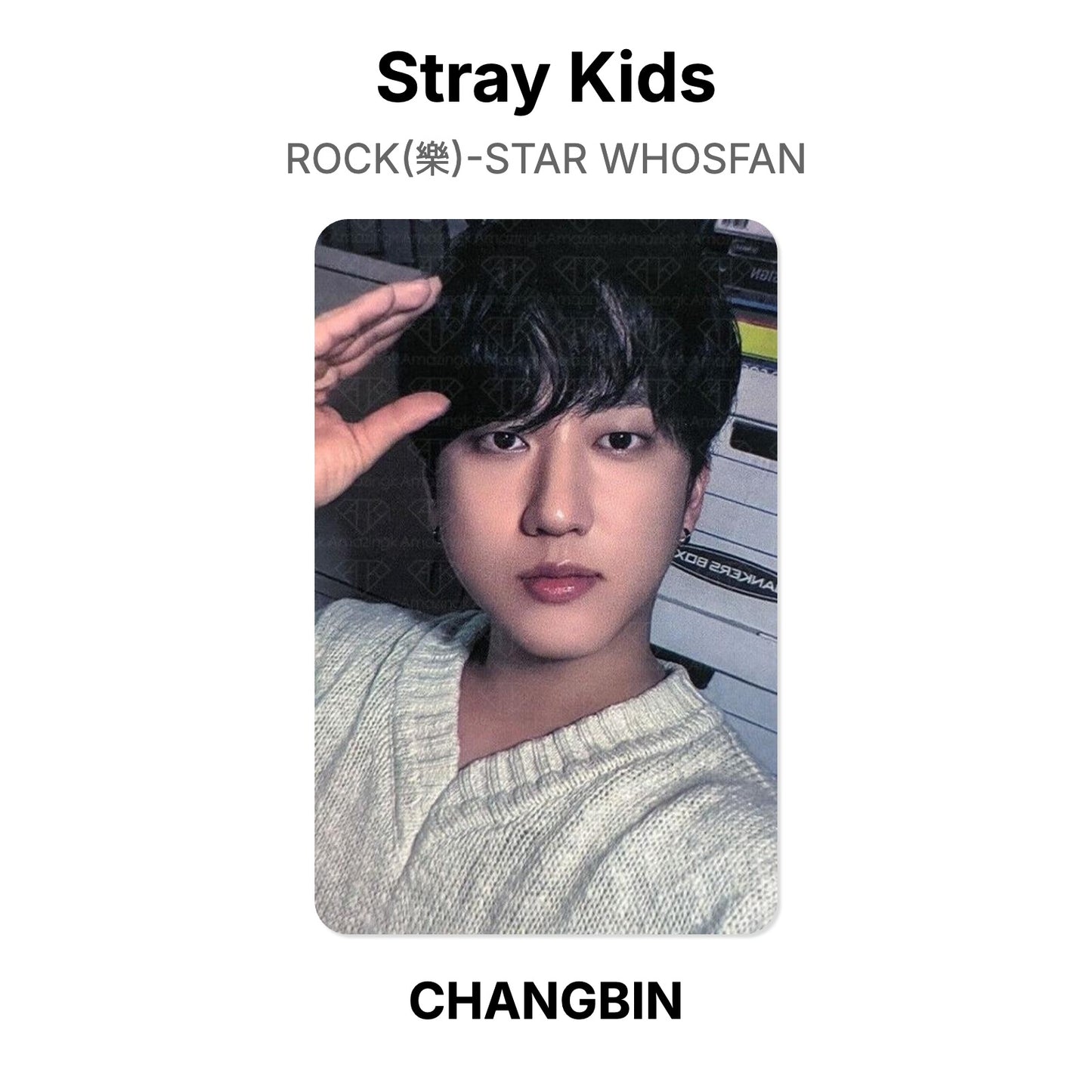 Stray Kids ROCK(樂)-STAR WHOSFAN virallinen Photocard