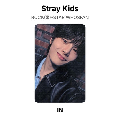 Stray Kids ROCK(樂)-STAR WHOSFAN virallinen Photocard