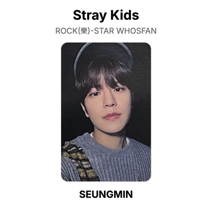 Stray Kids ROCK(樂)-STAR WHOSFAN virallinen Photocard