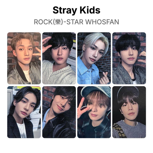 Stray Kids ROCK(樂)-STAR WHOSFAN Official Photocard