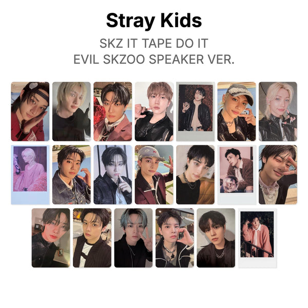 Stray Kids SKZ IT TAPE DO IT EVIL SKZOO SPEAKER VER. Official Photocard