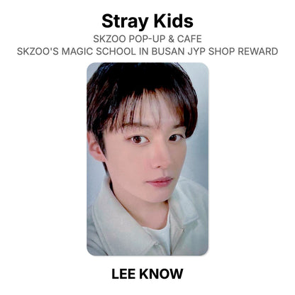 Stray Kids SKZOO POP-UP & CAFE SKZOO'S MAGIC SCHOOL IN BUSAN JYP SHOP REWARD photocard oficial