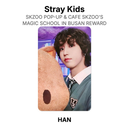Stray Kids SKZOO POP-UP & CAFE SKZOO'S MAGIC SCHOOL IN BUSAN REWARD photocard oficial