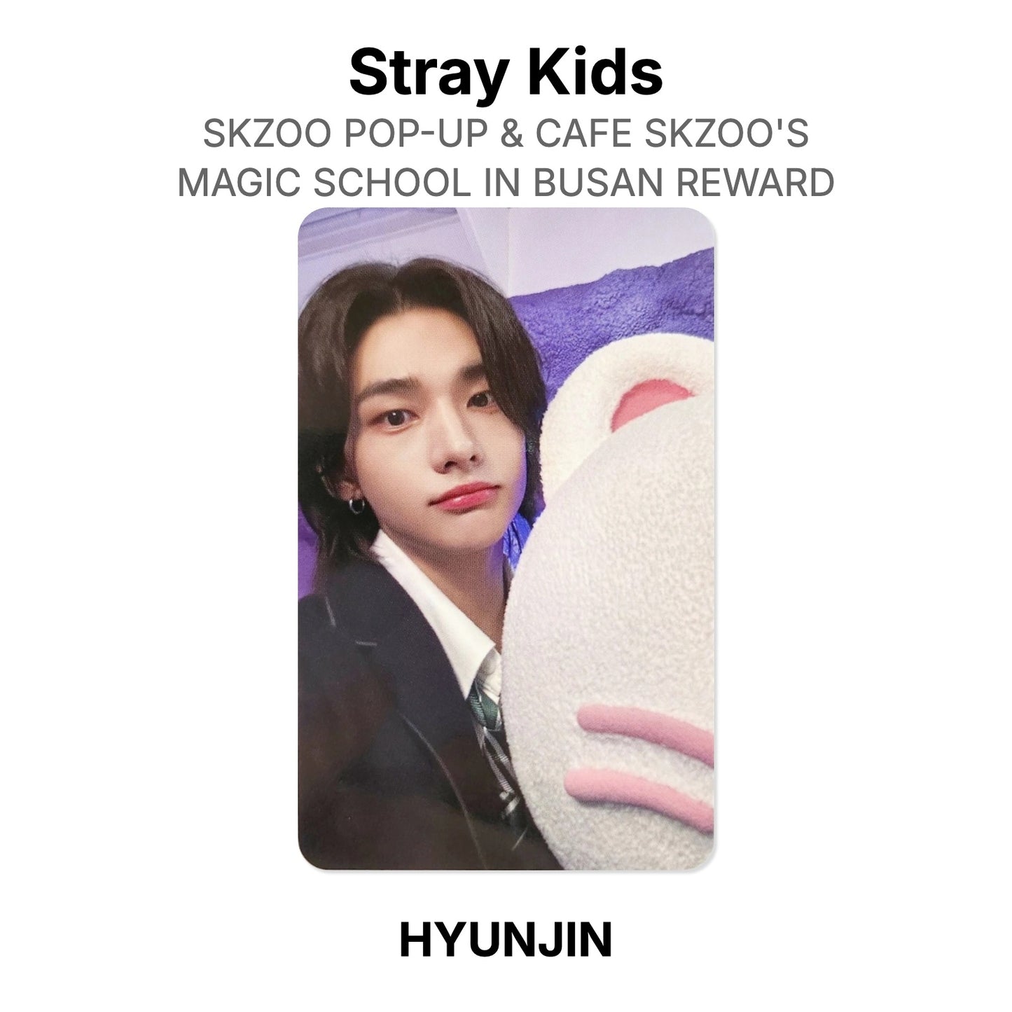 Stray Kids SKZOO POP-UP & CAFE SKZOO'S MAGIC SCHOOL IN BUSAN REWARD photocard oficial
