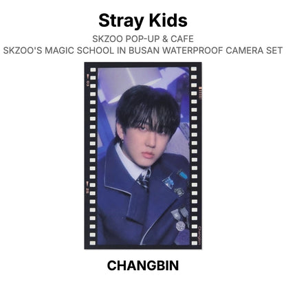 Stray Kids SKZOO POP-UP & CAFE SKZOO'S MAGIC SCHOOL IN BUSAN WATERPROOF CAMERA SET Official Photocard