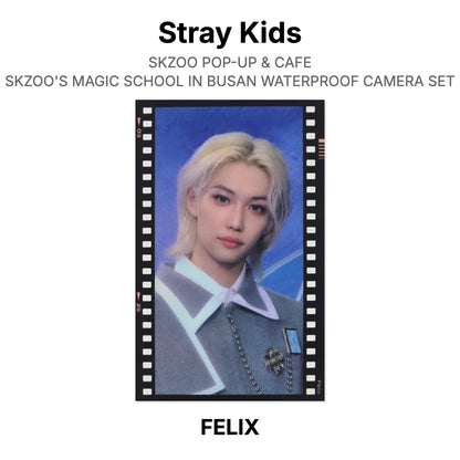 Stray Kids SKZOO POP-UP & CAFE SKZOO'S MAGIC SCHOOL IN BUSAN WATERPROOF CAMERA SET Official Photocard