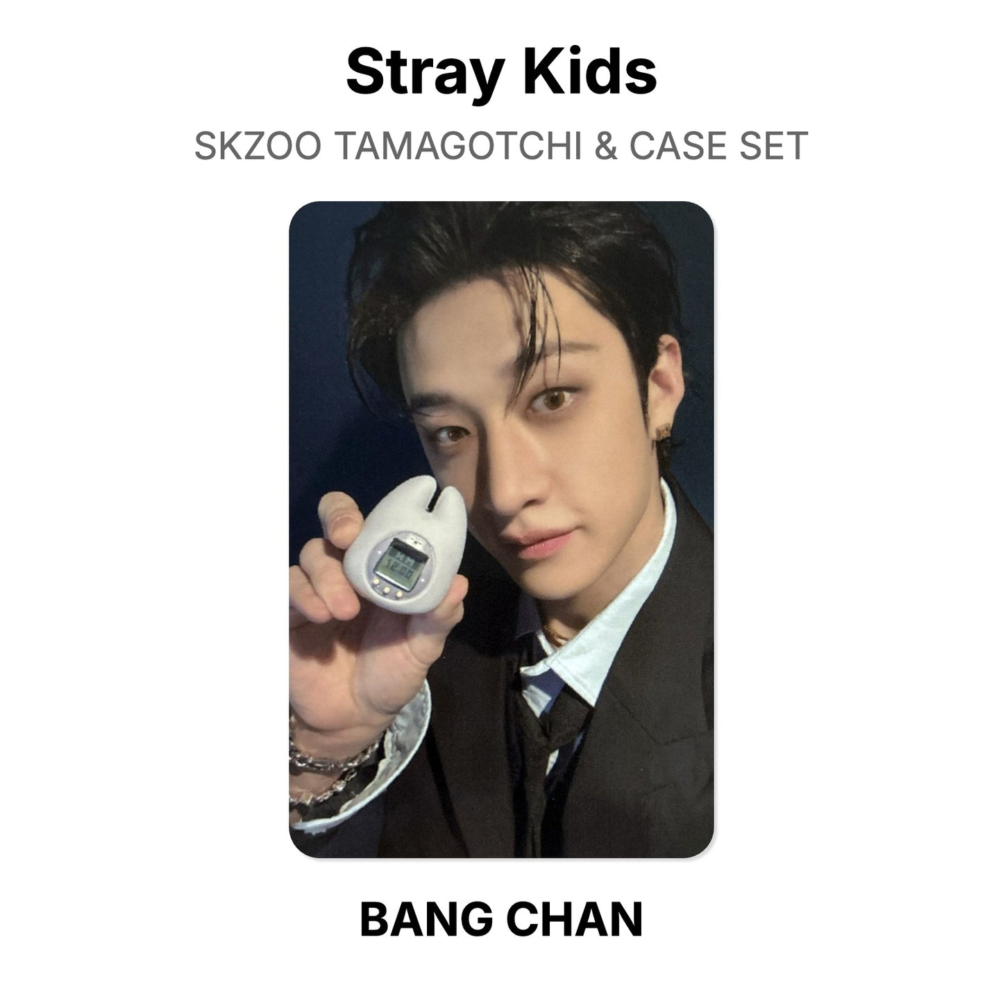 Stray Kids SKZOO TAMAGOTCHI & CASE SET photocard officielle