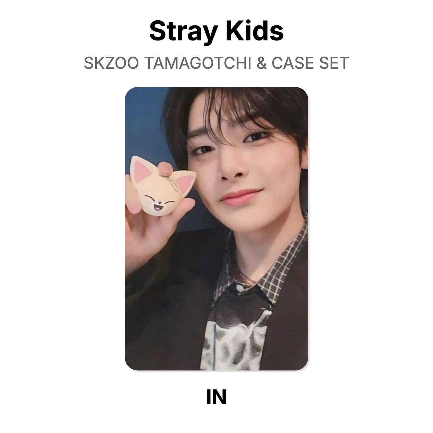 Stray Kids SKZOO TAMAGOTCHI & CASE SET photocard officielle