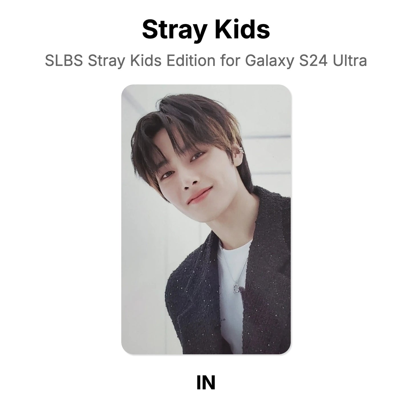 Stray Kids SLBS Stray Kids Edition for Galaxy S24 Ultra Official Photocard