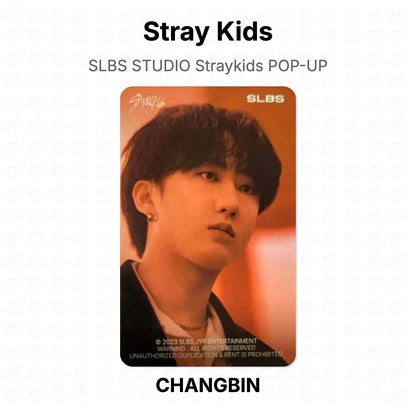 Stray Kids SLBS STUDIO Straykids POP-UP photocard resmi